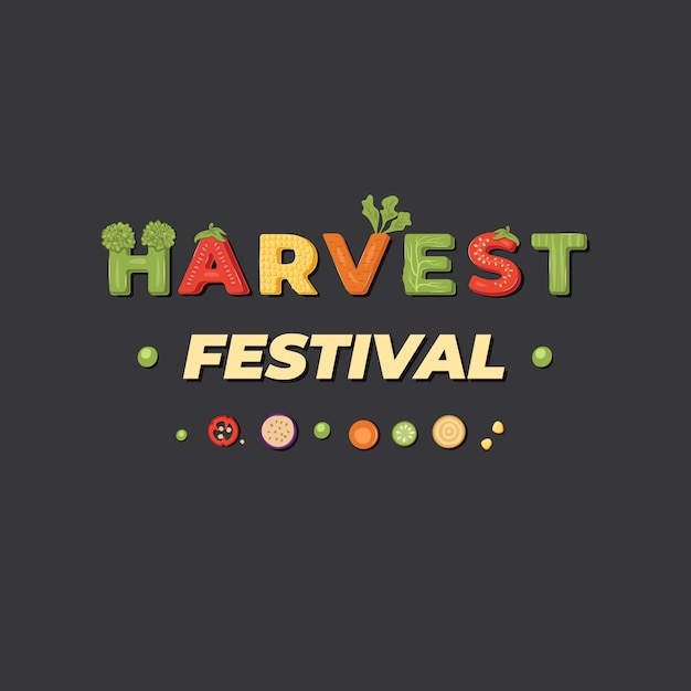 Harvest Festival - Lettrage