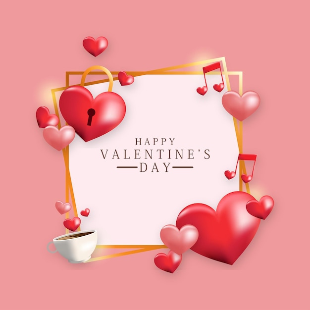 Heureuse Saint Valentin Illustration