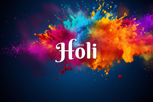 Vecteur heureux arrière-plan du holi