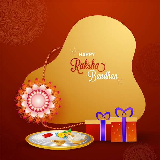 Heureux Fond De Célébration Raksha Bandhan.
