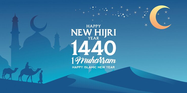 Vecteur heureux nouvel an hijri 1440 illustration vectorielle