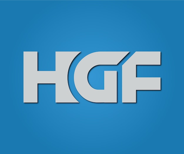 HGF Logo Design Inspiration pour une identité unique Élégance moderne et design créatif Marque d'eau Y