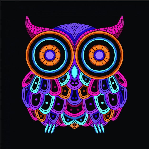 Hibou Décoratif Sombre