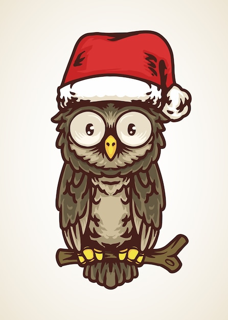 Hibou de noël