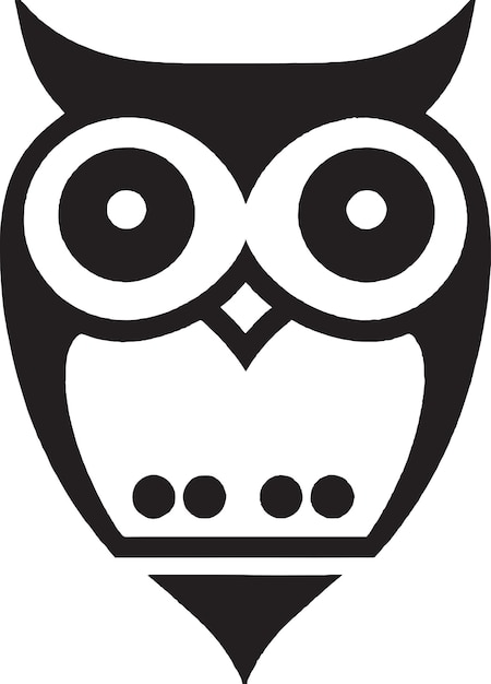 Vecteur hibou sage avec lunettes et logo de livre