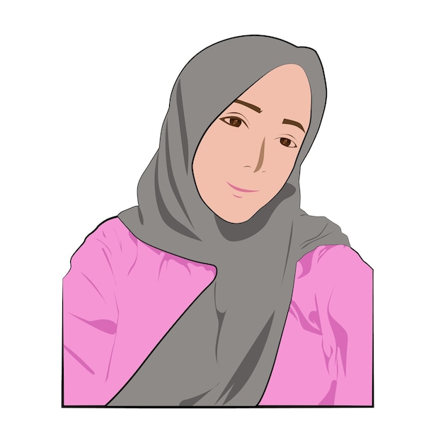 Hijab Clipart Vectoriel