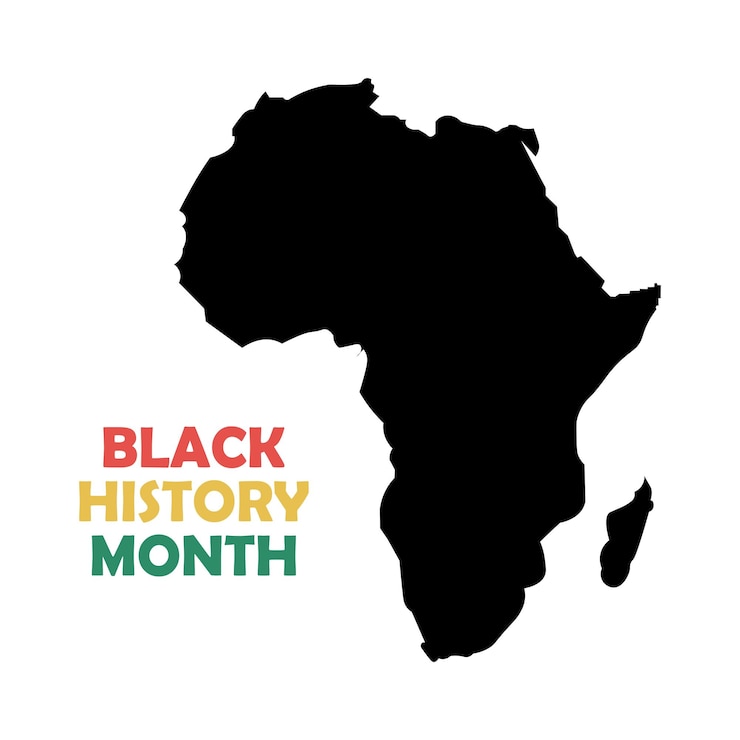 Vecteur histoire afro-américaine ou mois de l'histoire des noirs, illustration vectorielle.
