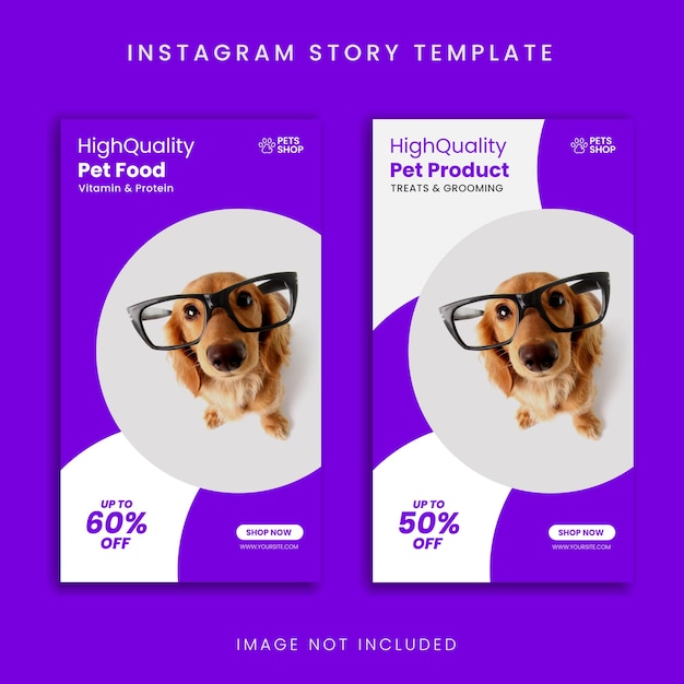 Histoire Instagram Ou Nouvelle Histoire De Médias Sociaux Vecteur De Conception De Modèle De Bannière De Médias Sociaux Vétérinaires
