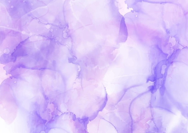 Hnad a peint une texture aquarelle violette détaillée