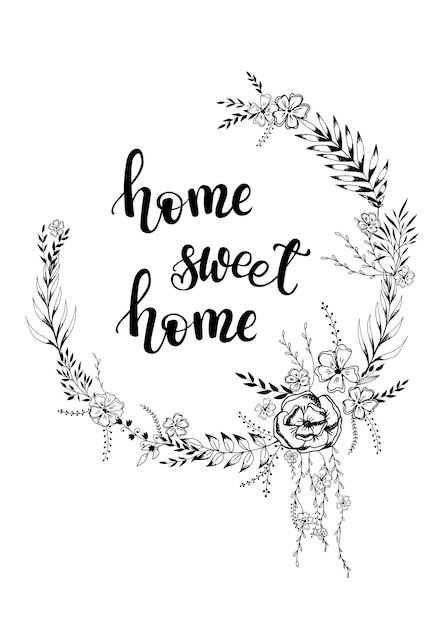 'home Sweet Home' Imprimable