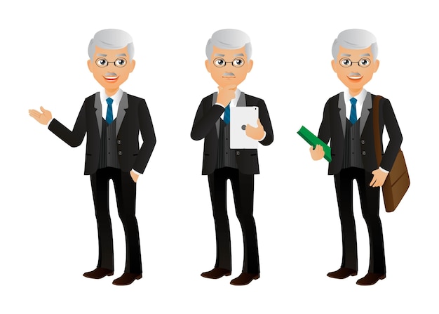 Homme d'affaires élégant