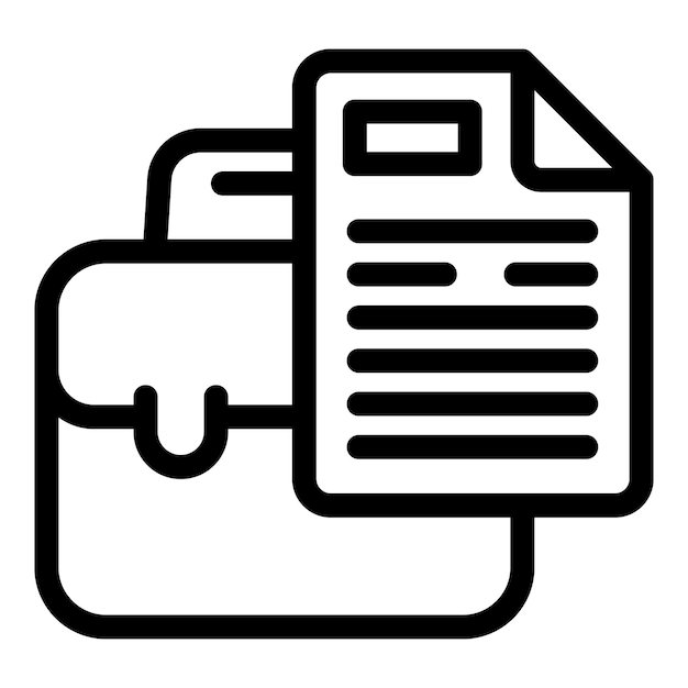 Homme d'affaires tenant une mallette avec un important document de contrat