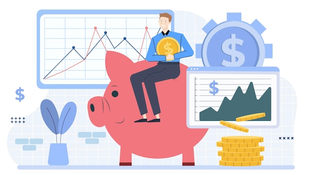 Un homme explique l'augmentation des investissements commerciaux