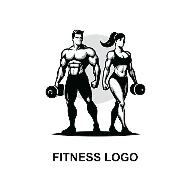 Un homme et une femme faisant des exercices avec des haltères