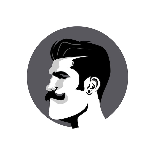 Homme avec moustache