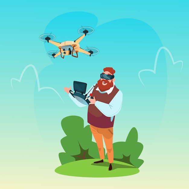 Homme porter des lunettes numériques de réalité virtuelle