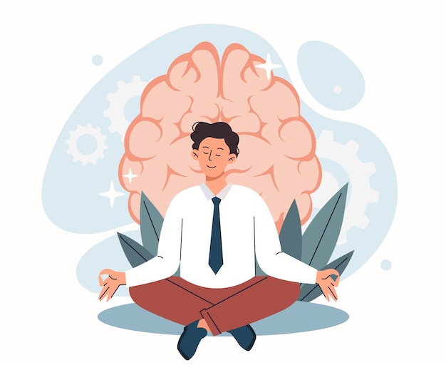 Homme pratiquant le yoga
