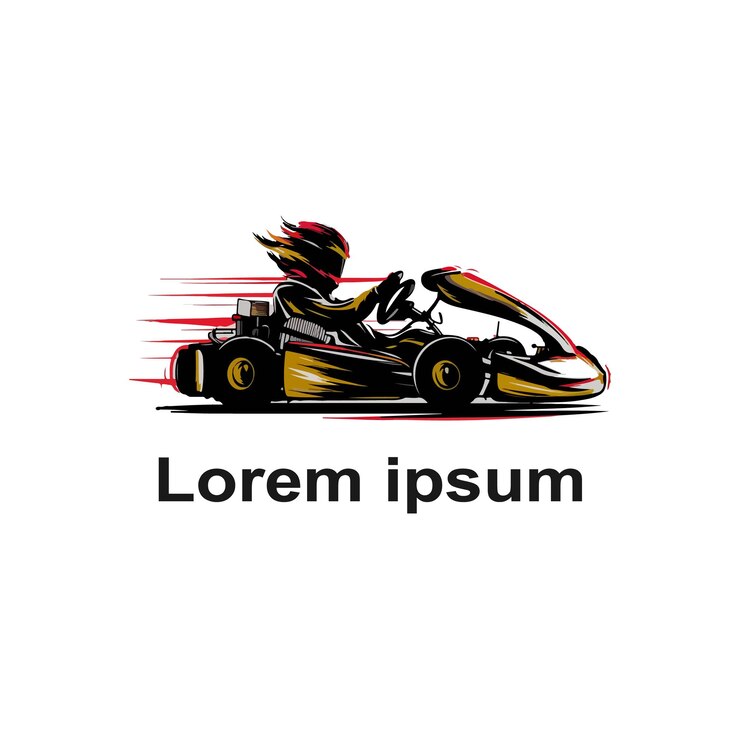 un homme sur une voiture de course avec le mot f