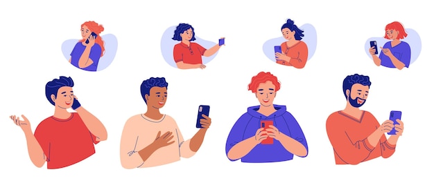 Les hommes utilisent les smartphones pour se connecter avec leurs amies
