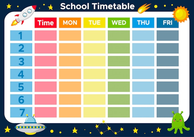 Horaires Scolaires Pour L'école Primaire