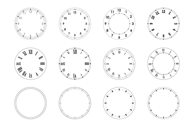 Horloges mécaniques à lunette Cercle de mesure en blanc