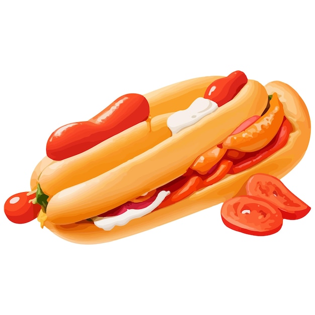 Le Hot-dog Français .