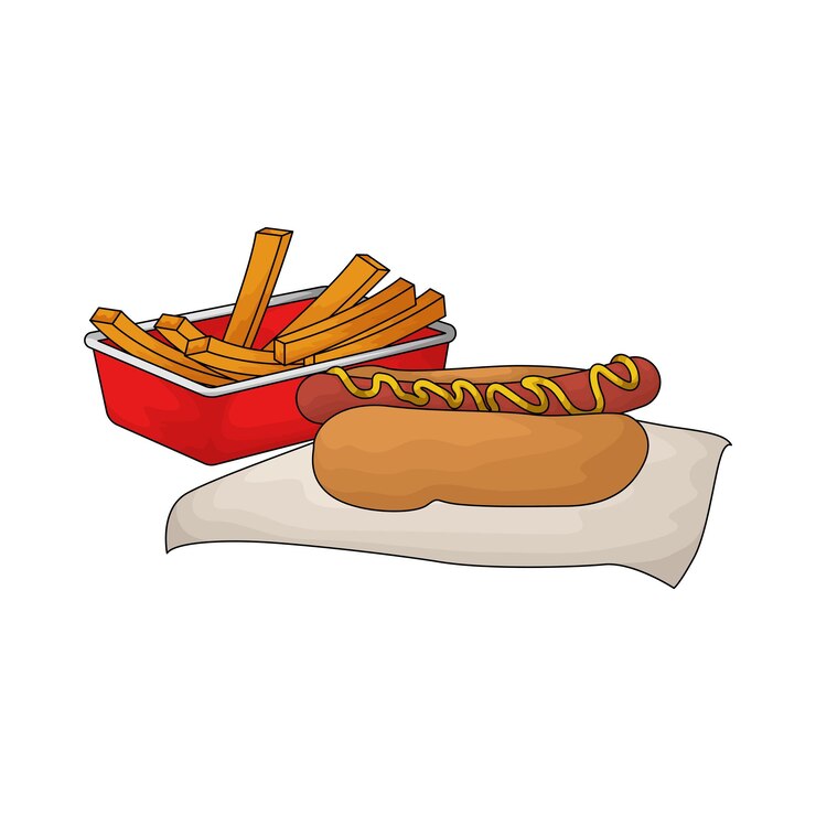 Vecteur le hot-dog