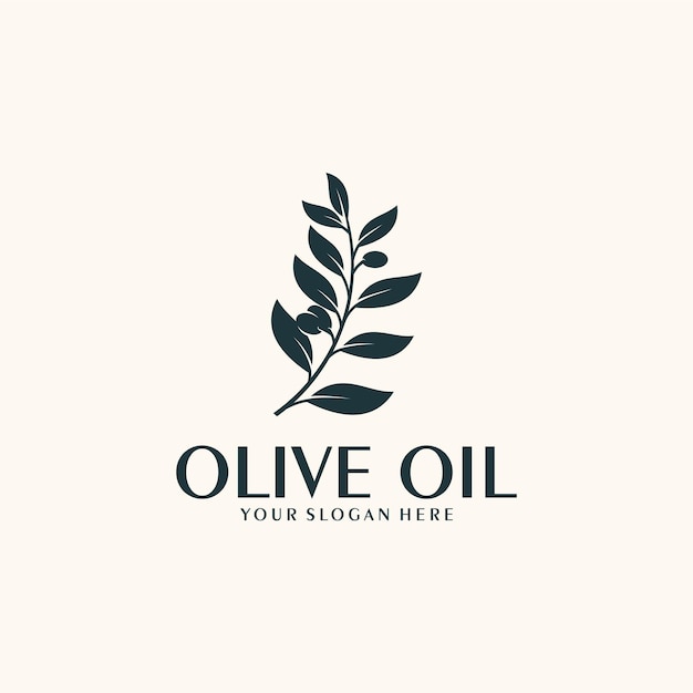 Huile D'olive Vierge, Inspiration De Conception De Logo