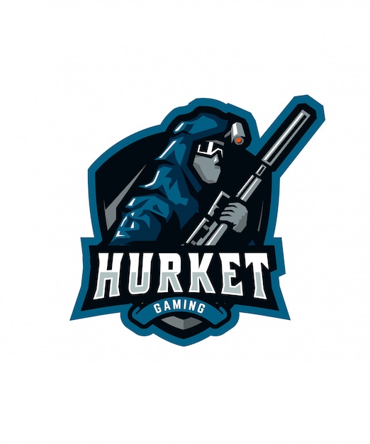 Vecteur hurket gaming sports logo