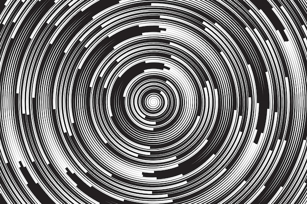 Hypnotic Spiral Vector Abstrait