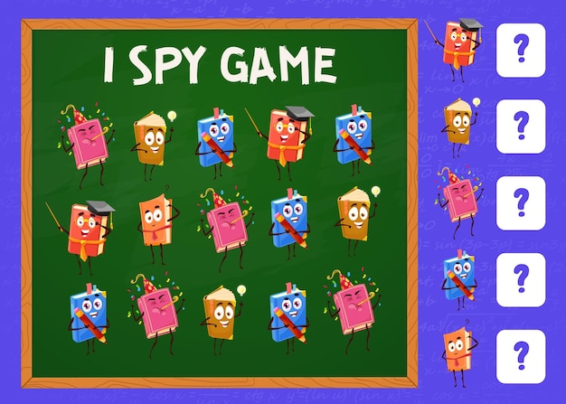 I Spy Game Worksheet Best-seller Livres Manuels