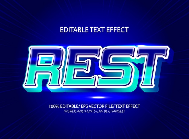 Ici, l'effet de texte modifiable et le style de textes modifiables