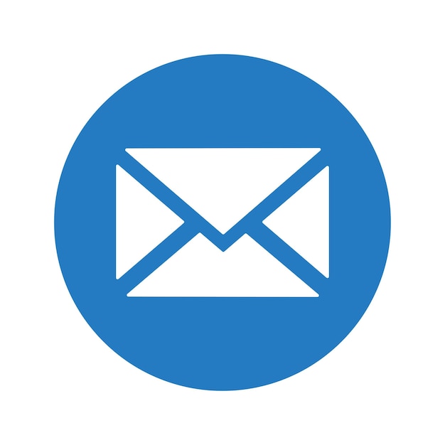 Vecteur icône d'abonnement au message de courrier électronique