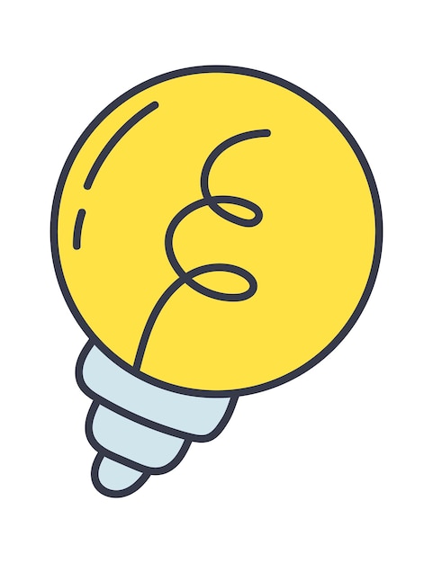 Vecteur icône d'ampoule illustration vectorielle