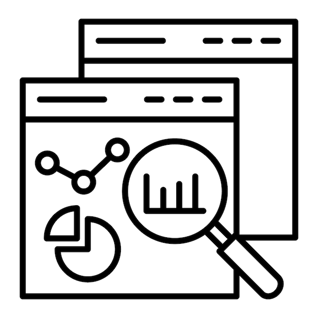 Icône d'analyse