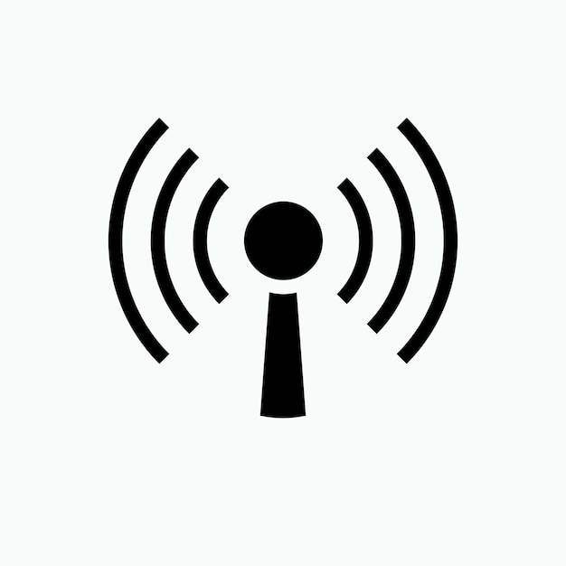 Icône d'antenne Illustration vectorielle pour la conception et la présentation ou l'application de sites Web