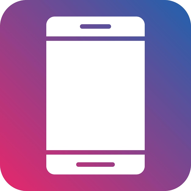 Vecteur une icône d'application colorée avec une bordure violette et bleue