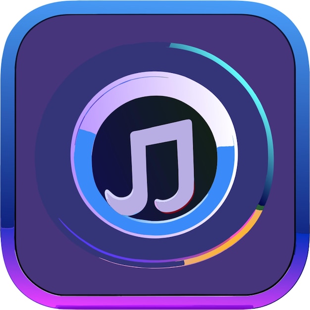 Vecteur une icône d'application jeu de devinettes musicales puzzle musical