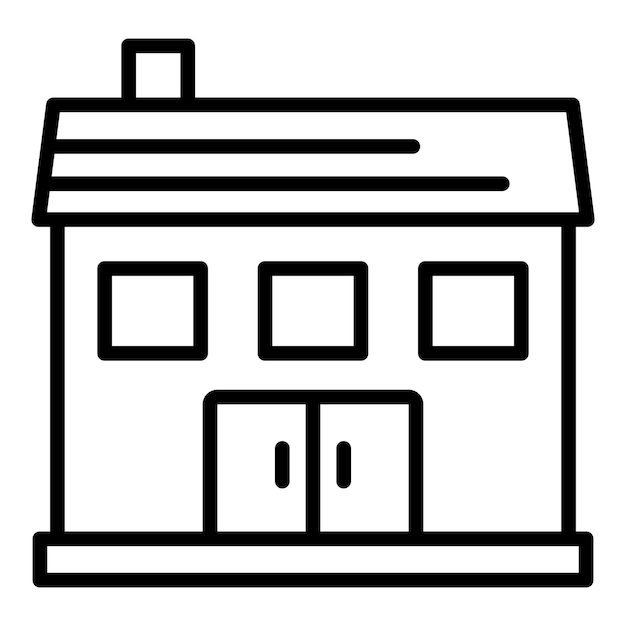 Vecteur icône de bâtiment de ferme icône vectorielle de bâtiment de ferme pour la conception de sites web isolée sur fond blanc