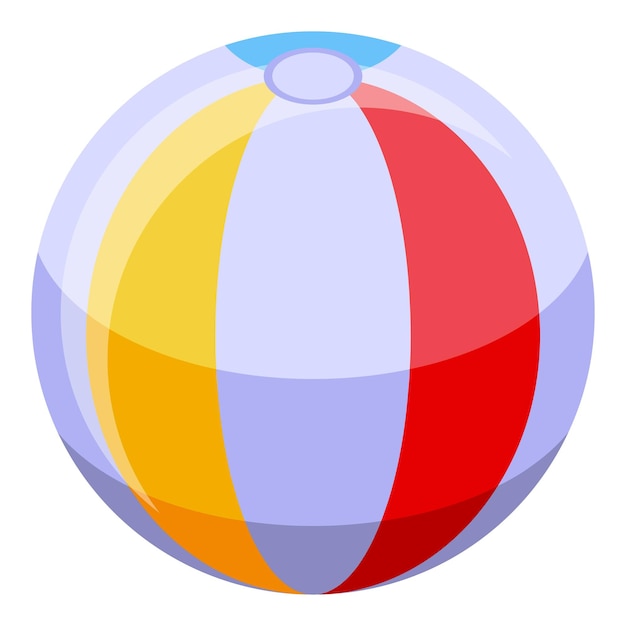 Vecteur icône de boule de mer isométrique de l'icône de vecteur de boule de mer pour la conception de sites web isolée sur fond blanc