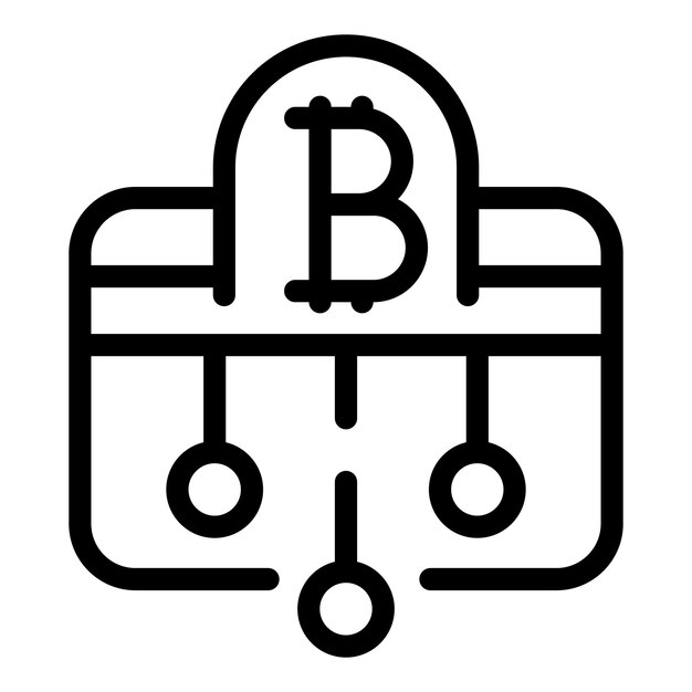 Vecteur icône de carte de crédit blockchain aperçu de l'icône de vecteur de carte de crédit blockchain pour la conception de sites web isolée sur fond blanc