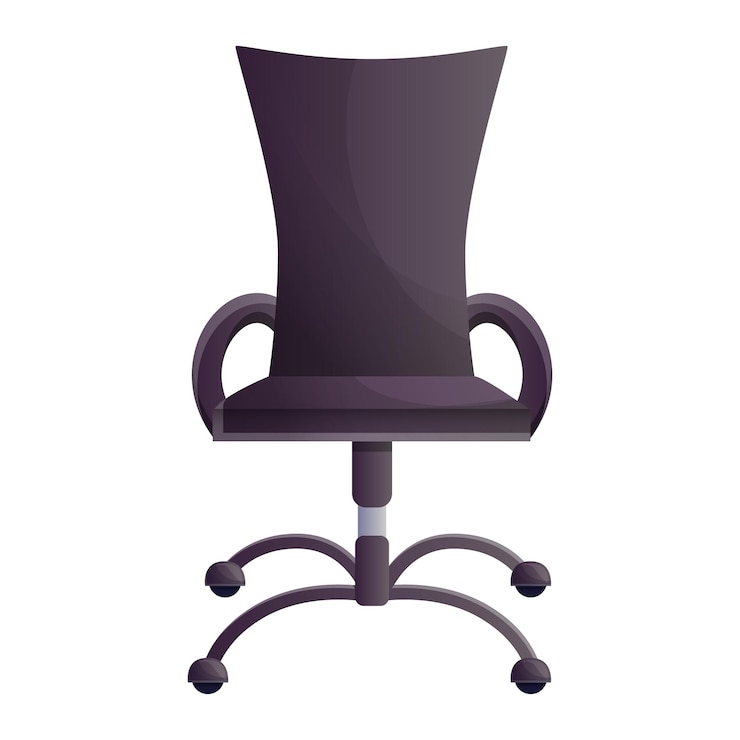 Vecteur icône de chaise de bureau icône vectorielle de la chaise de bureaux pour la conception web isolée sur un fond blanc