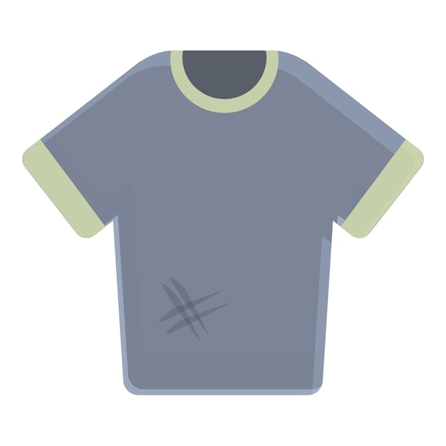 Vecteur icône de chemise de déchets dessin animé de l'icône de vecteur de chemise de déchets pour la conception de sites web isolée sur fond blanc