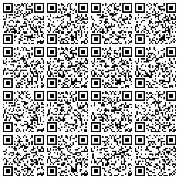 icône de code QR définie isolée sur fond blanc