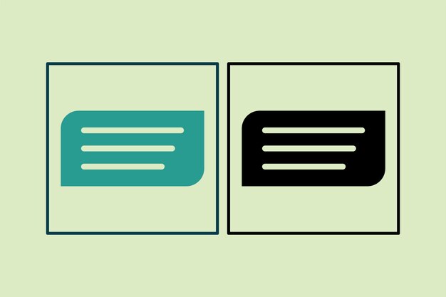 Icône de commentaire liée à des éléments d'interface utilisateur adaptés aux interfaces utilisateur d'applications de sites Web élément imprimable, etc. Style d'icône solide conception vectorielle simple modifiable