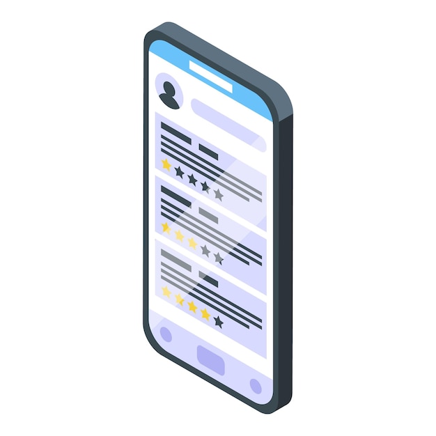 Icône de compétence de niveau smartphone vecteur isométrique Carrière de formation Cerveau mou
