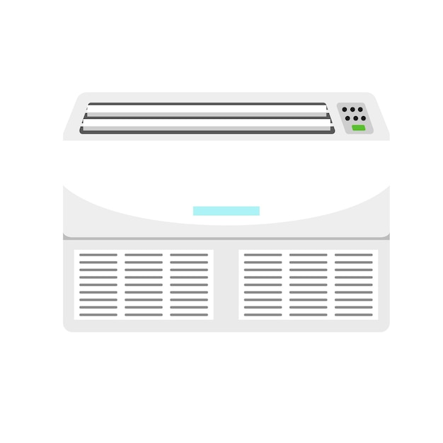 Vecteur icône de conditionneur rétro illustration plate de l'icône de vecteur de conditionneur rétro pour la conception de sites web