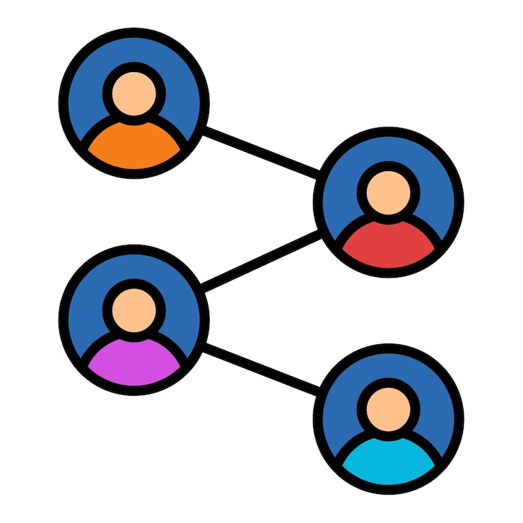 Vecteur icône de connectivité