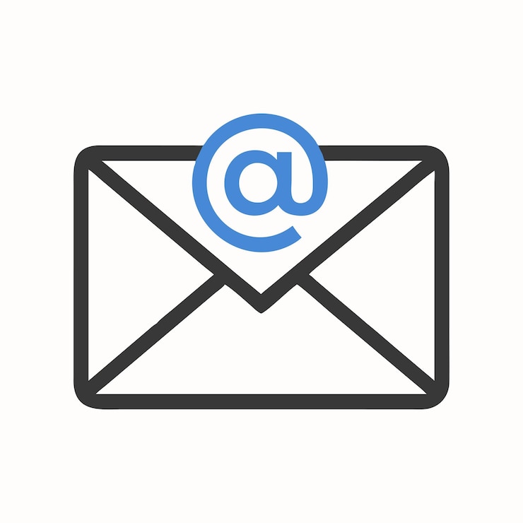 Vecteur icône de courrier
