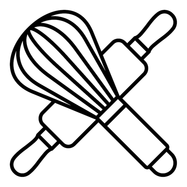 Vecteur icône de cuisson